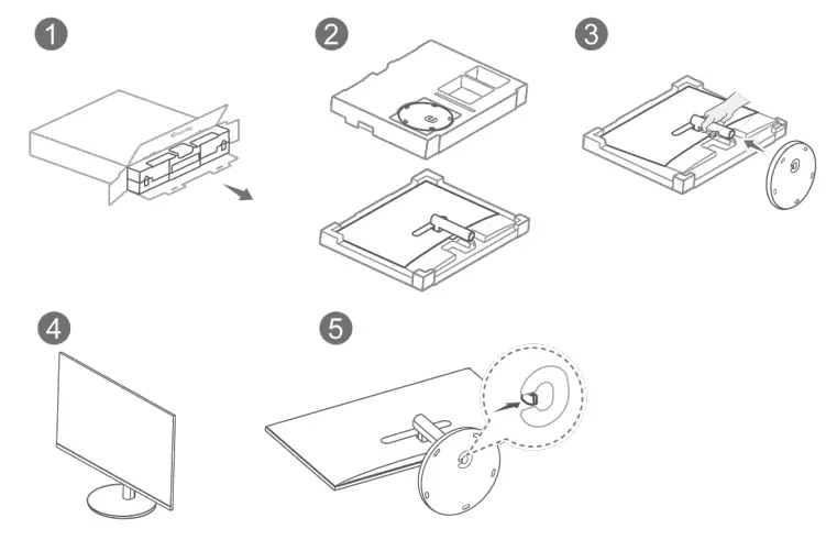 Assembling and Disassembling the Monitor