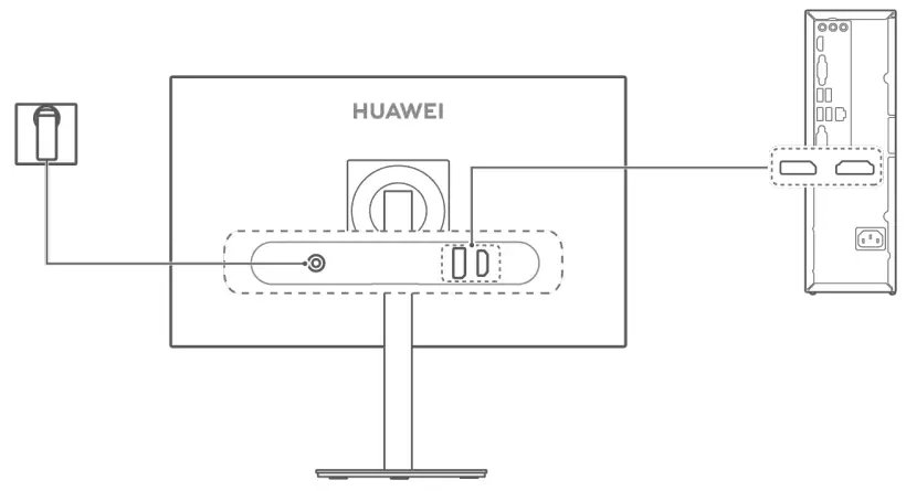 Connecting the Monitor to a Device