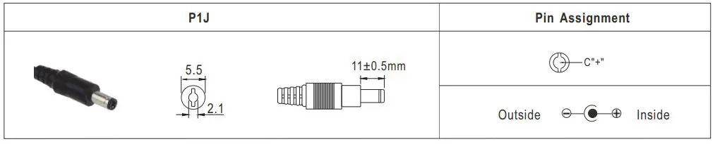 MEAN-WELL-GEM40I-Series-40W-AC-DC-Reliable-Green-Interchangeable-Medical-Adaptor-FIG-8