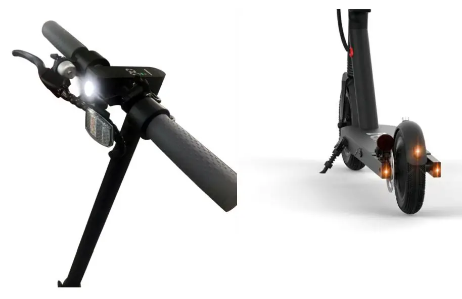 DENVER Electric Scooter - Front and Back LED Light