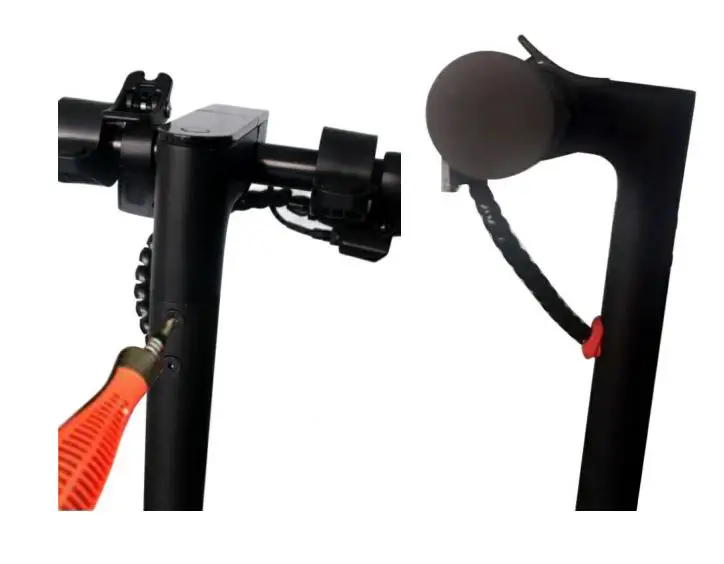 DENVER Electric Scooter - matching the holes in the handlebar