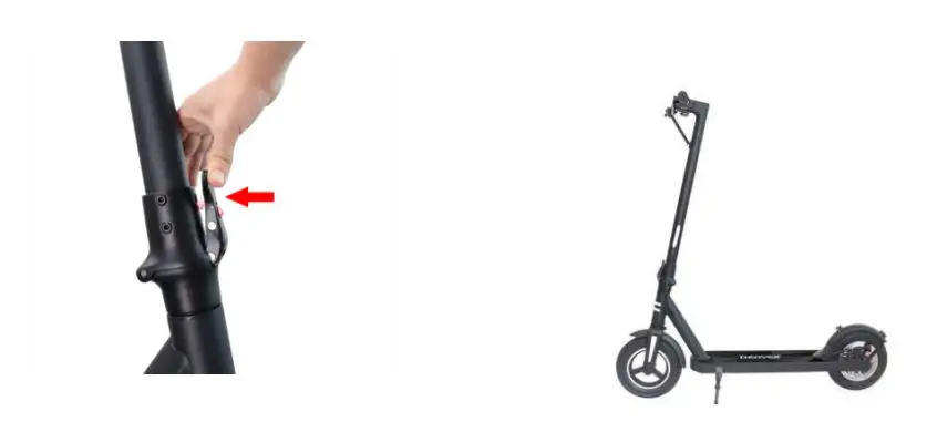 DENVER Electric Scooter - scooter is unfolded