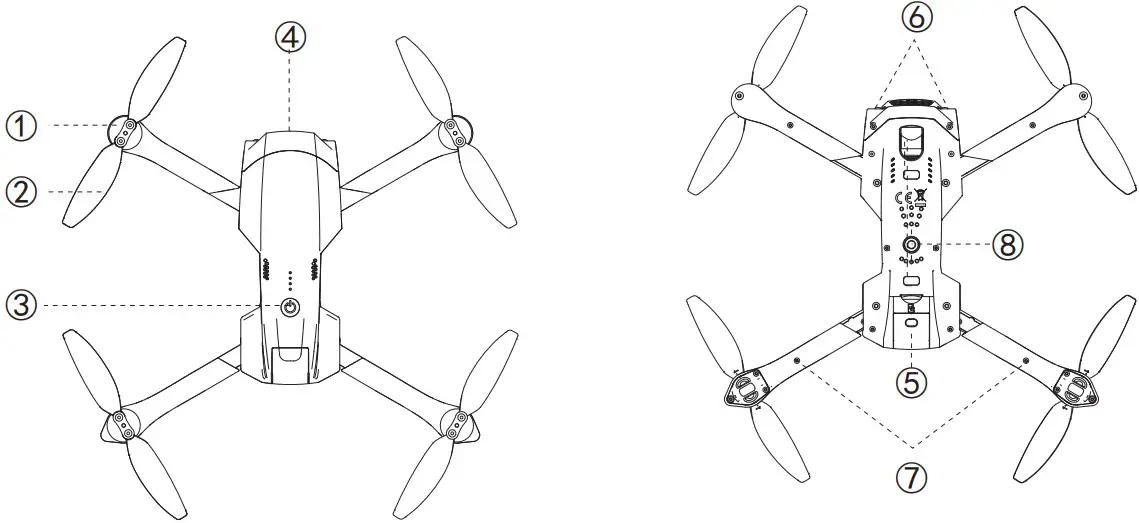 SYMA X500Pro Foldable Drone - fig 2