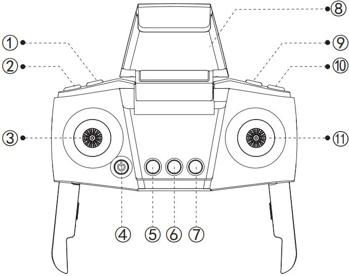 SYMA X500Pro Foldable Drone - fig 3