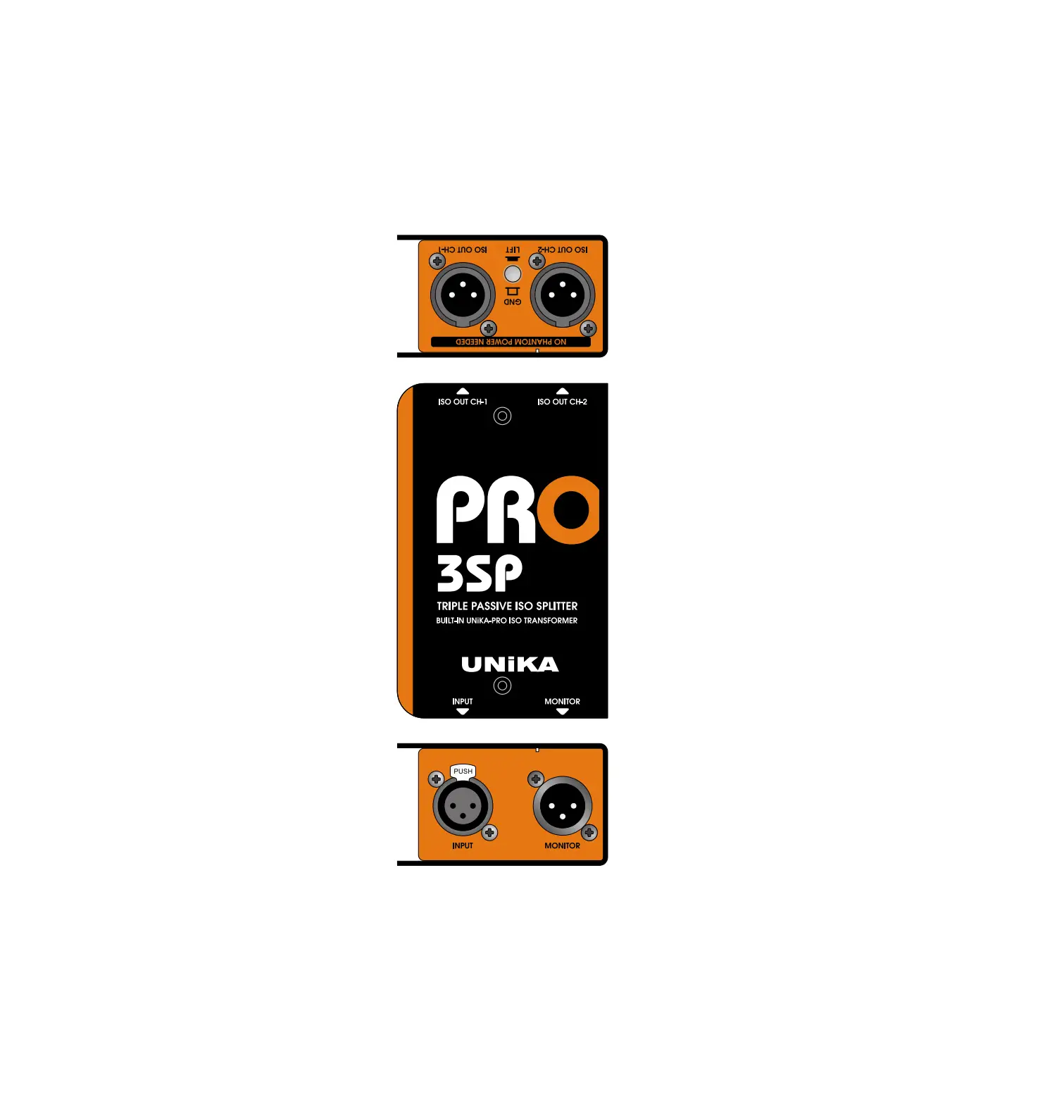 Unika Proaudio Pro3sp Pro Series Audio Interface Triple Passive Iso Splitter User Manual Unika Proaudio Pro3sp Pro Series Audio Interface Triple Passive Iso Splitter User Manual