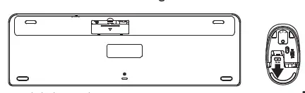 PHILIPS SPT6407 Wireless Keyboard Mouse Combo 3