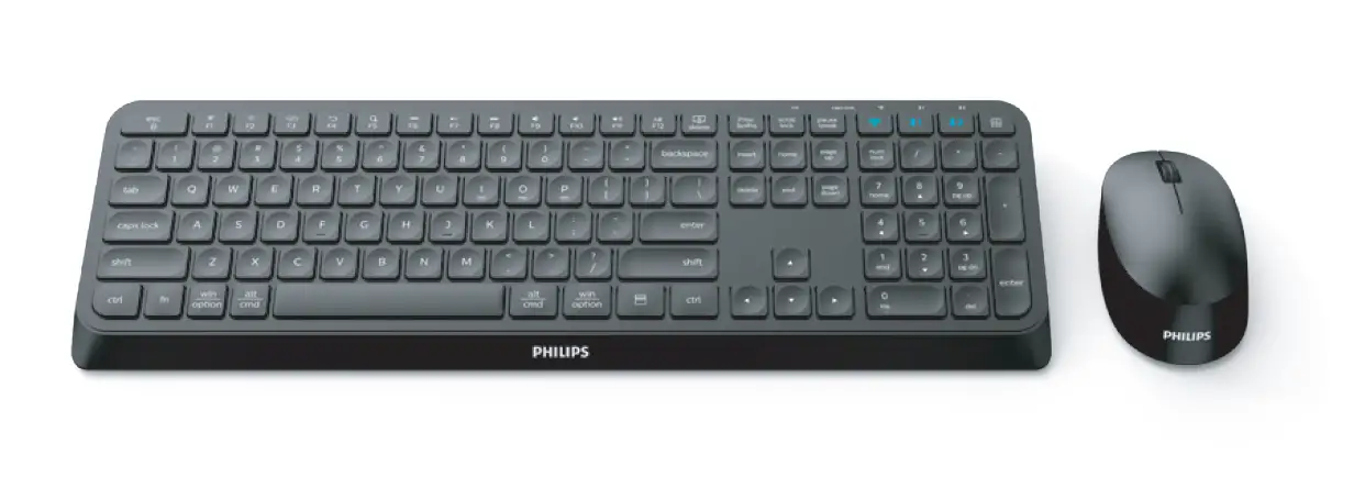 Philips Spt6407 Wireless Keyboard Mouse Combo User Manual