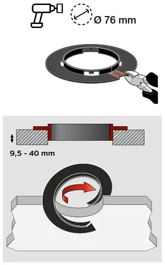 niko 353-751021 Surface Mounted Presence Detector - fixed ceili