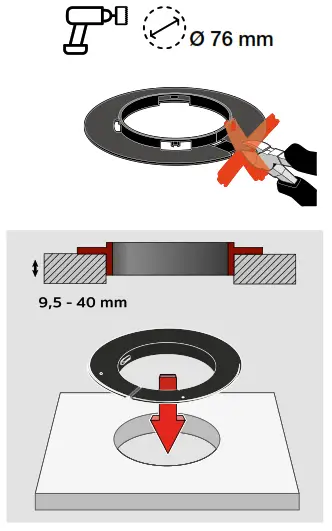 niko 353-751021 Surface Mounted Presence Detector - suspended ceiling