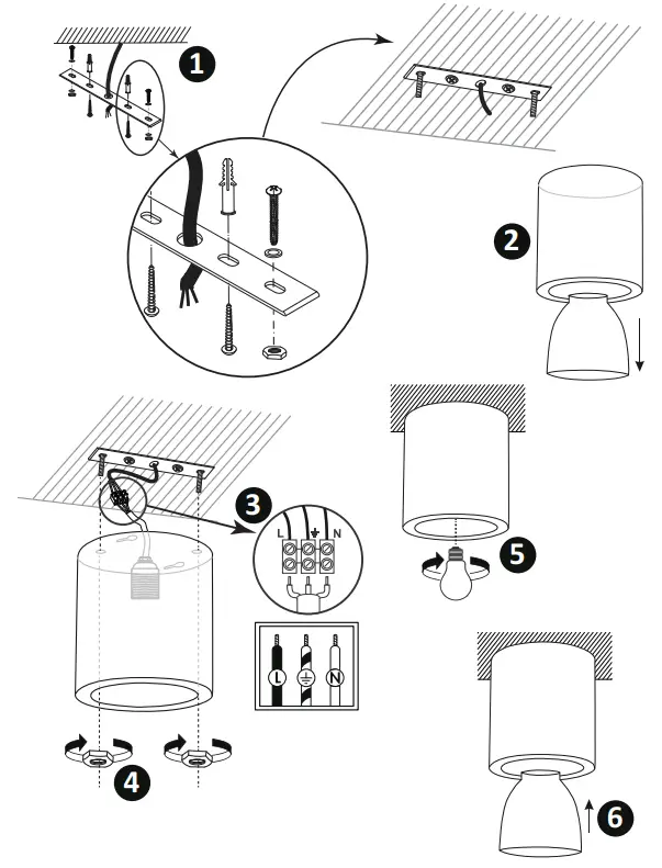 Svet Svetil SA1161 Jupiter Ceiling Lamp - fig