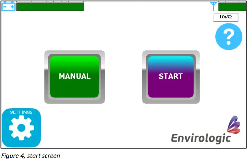 envirologic Evo Cleaner Washing Robots for Pig Barns - Starting the robot