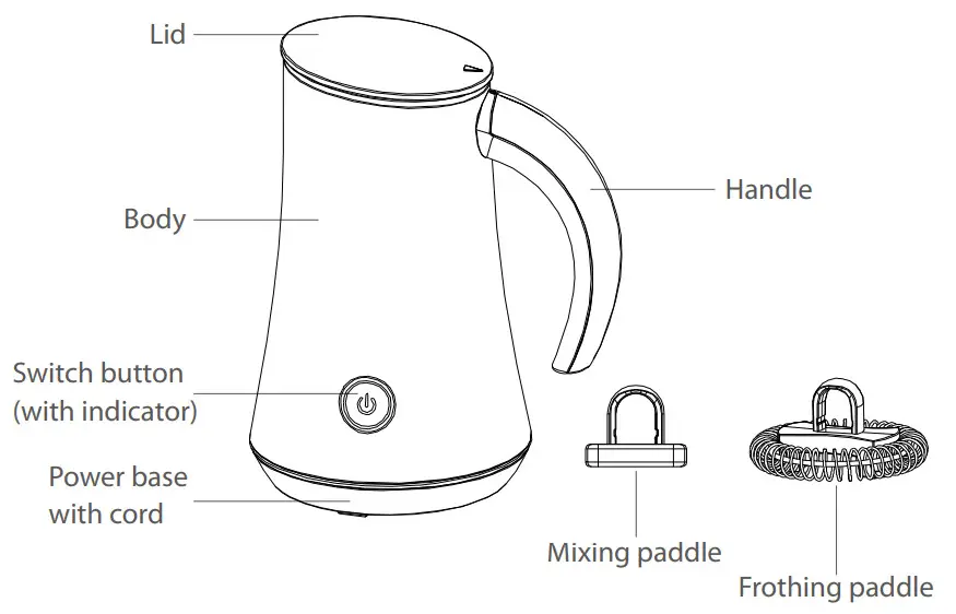 Elechomes Milk Frother - MILK FROTHER