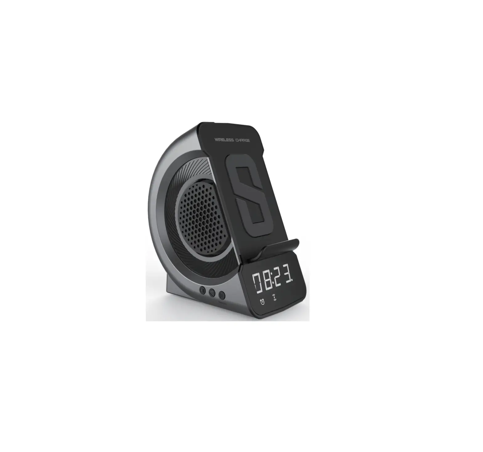 Sharper Image Wd-200 Wireless Charging Clock Speaker User Guide