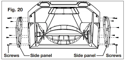 SNOWJOE 24V X2 20SB CT Cordless Brushless Snow Blowe - Fig 20