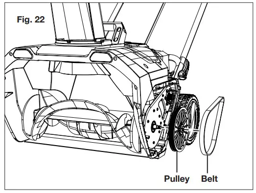 SNOWJOE 24V X2 20SB CT Cordless Brushless Snow Blowe - Fig 22