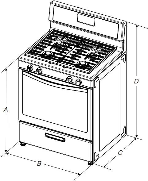 WFG320M0MS - Dimensions 1