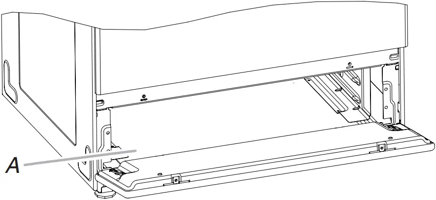 WFG320M0MS - Model serial rating plate location