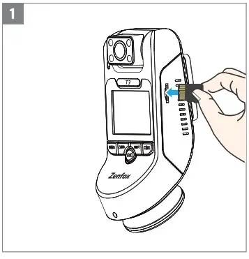 Zenfox T3 Dash Camera - 1