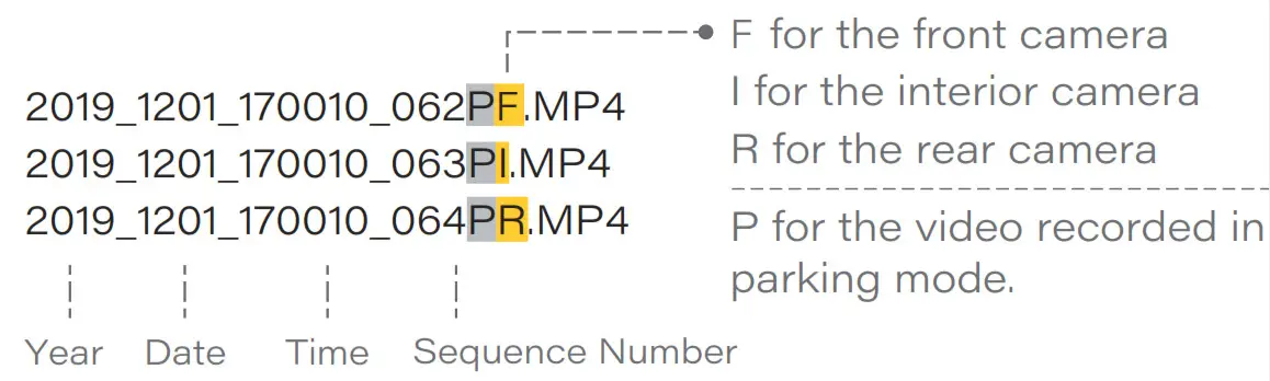 Zenfox T3 Dash Camera - Formate