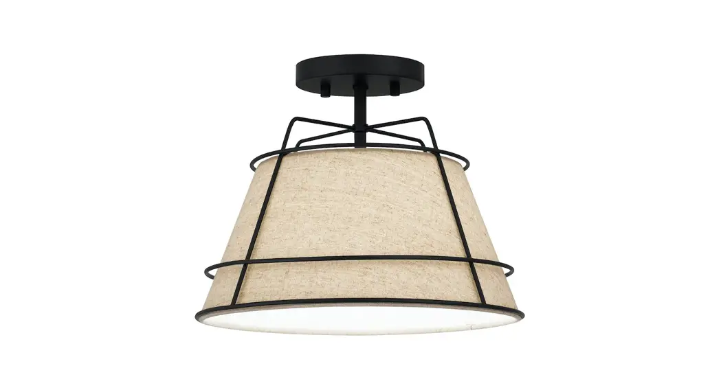 Quoizel Qsf5629mbk Burbidge Semi Flush Mount Installation Guide