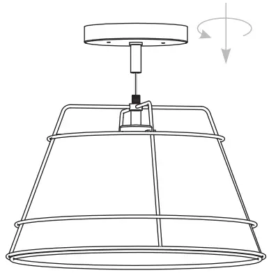 QUOIZEL QSF5629MBK Burbidge Semi Flush Mount - Fig 2