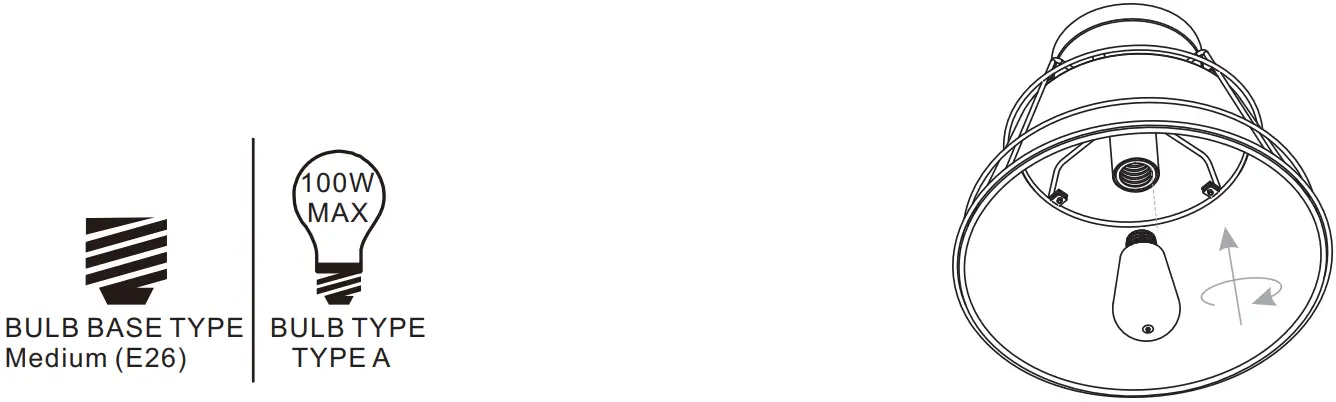 QUOIZEL QSF5629MBK Burbidge Semi Flush Mount - Fig 6