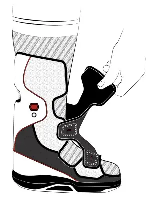 DEFENDER Foot Wounds Protective Boot - Figure 2