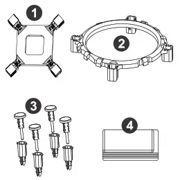MARS GAMING MCPU33 CPU Cooler - 1