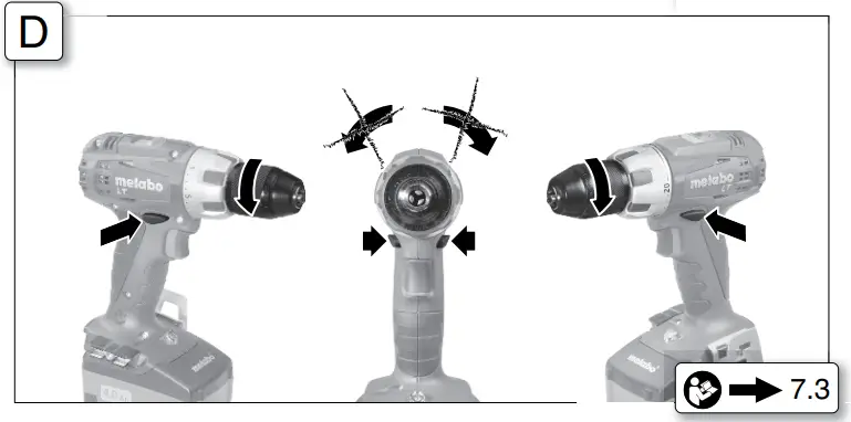 metabo BS, SB Series Cordless Drill Driver 01D