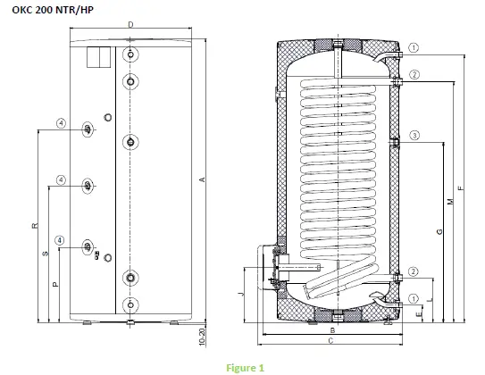 DRAZICE-OKC-200-NTR-HP-High-Speed-Water-Heater-fig-1