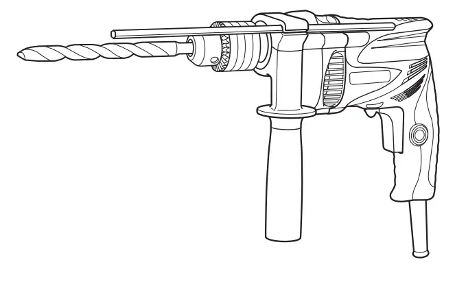 HIKOKI DV13SS 550W 13 mm Impact Drill Instruction -