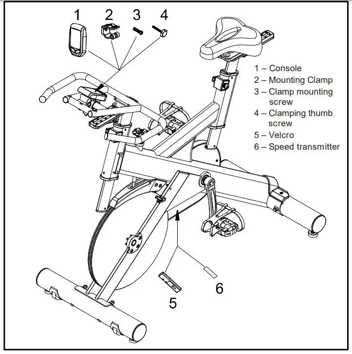 Sole 16208977000-1 Indoor cycle - CONSOLE