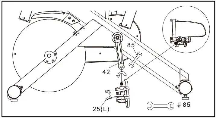 Sole 16208977000-1 Indoor cycle - RIGHT PEDALS2
