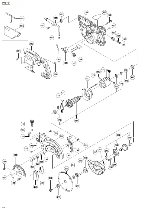 HiKOKI-C8FSHE-Slide-Compound-Miter-Saw-10