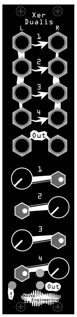 Xer Dualis Noise Engineering Stereo Mixer - fig2