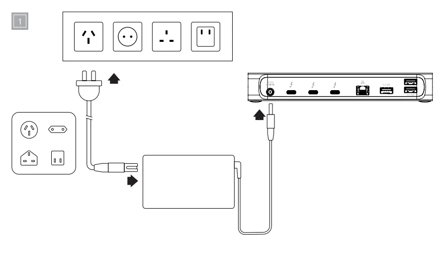 ALOGIC TB4H3TB Thunderbolt 4 BLAZE Docking Station-fig3