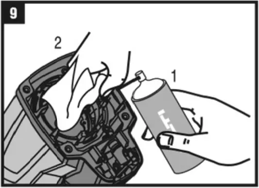 HILTI GX 90-WF - Fig. 10 - 9