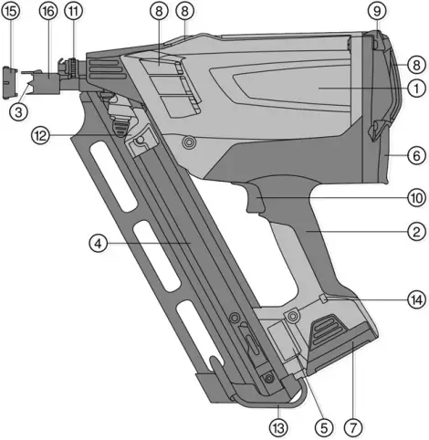 HILTI GX 90-WF - Product overview