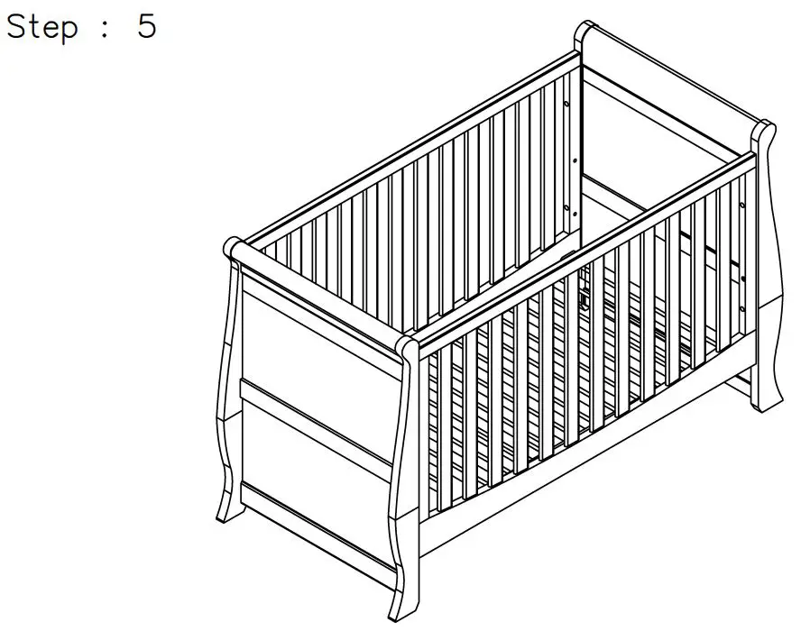 Silver Cross AI-0501003395 New Nostalgia Sleigh Cot Instruction Manual - Assembly