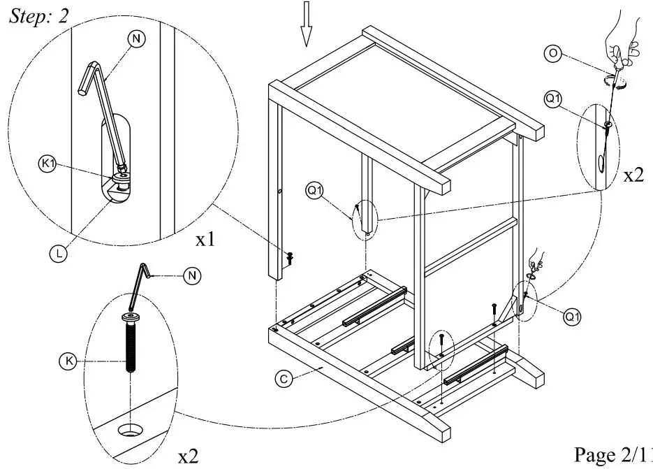 Silver Cross AI-0501003395 New Nostalgia Sleigh Cot Instruction Manual - How to use