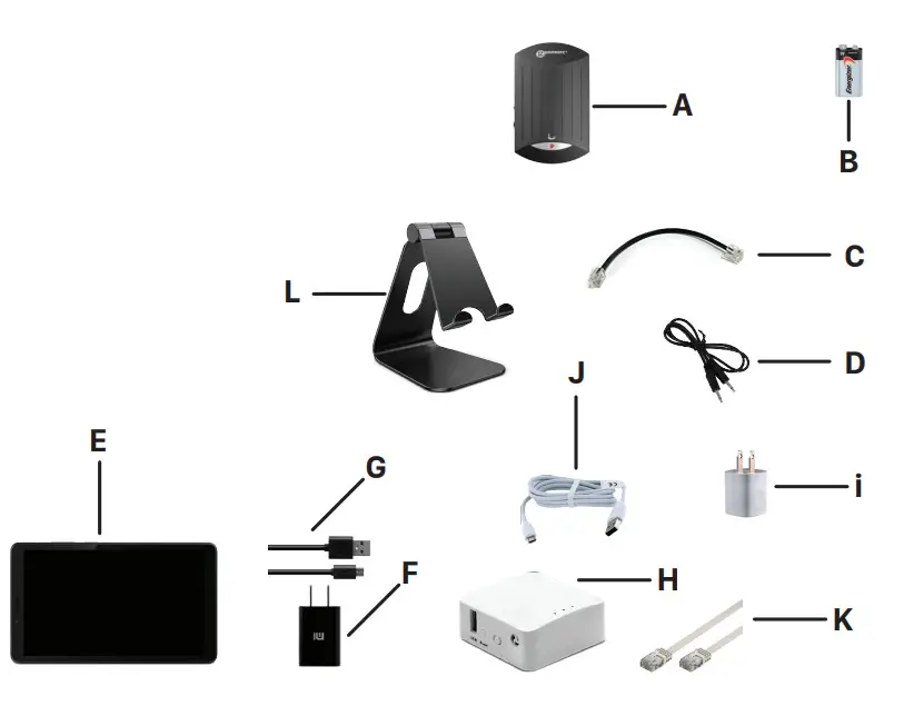 Teltex V2T-10 GLT Captioning Tablet with-box