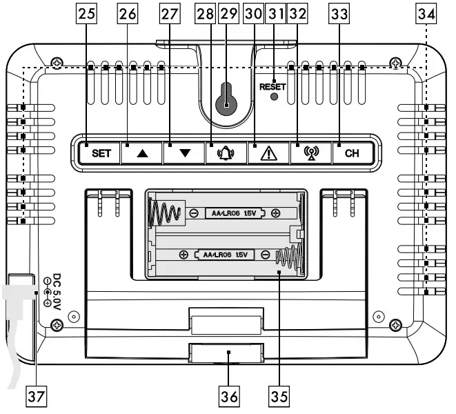 kaufland Radio Controlled Weather Station - displey2
