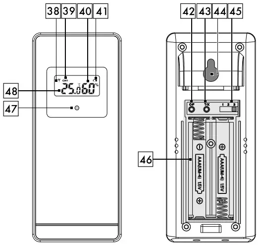 kaufland Radio Controlled Weather Station - displey3