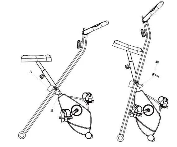 inSPORTline 5729 Exercise Bike Xbike User Manual - FOLDING