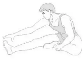 inSPORTline 5729 Exercise Bike Xbike User Manual - Hamstring Stretch