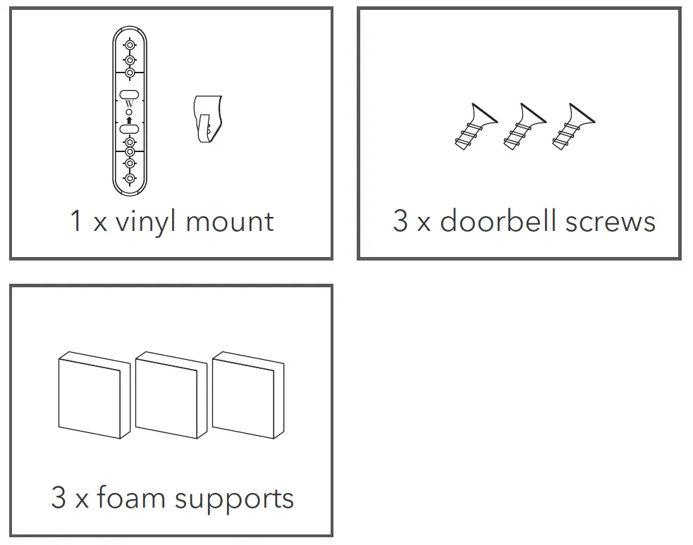 WASSERSTEIN Doorbell Vinyl Siding Mount 1