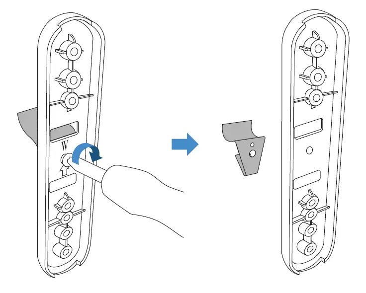 WASSERSTEIN Doorbell Vinyl Siding Mount 2