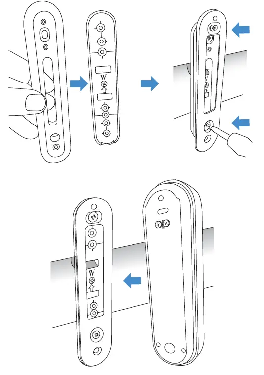 WASSERSTEIN Doorbell Vinyl Siding Mount 8