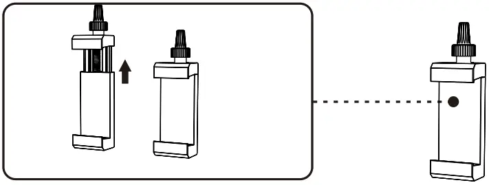 Outsolidep LQ320 54 Inch Phone Tripod Stand Extendable - Cellphone Assemble