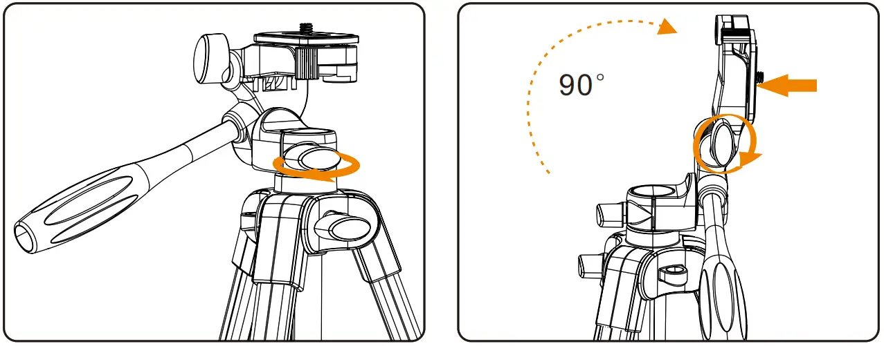 Outsolidep LQ320 54 Inch Phone Tripod Stand Extendable - Figure 1